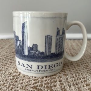 Vintage Starbucks San Diego Architecture Mug